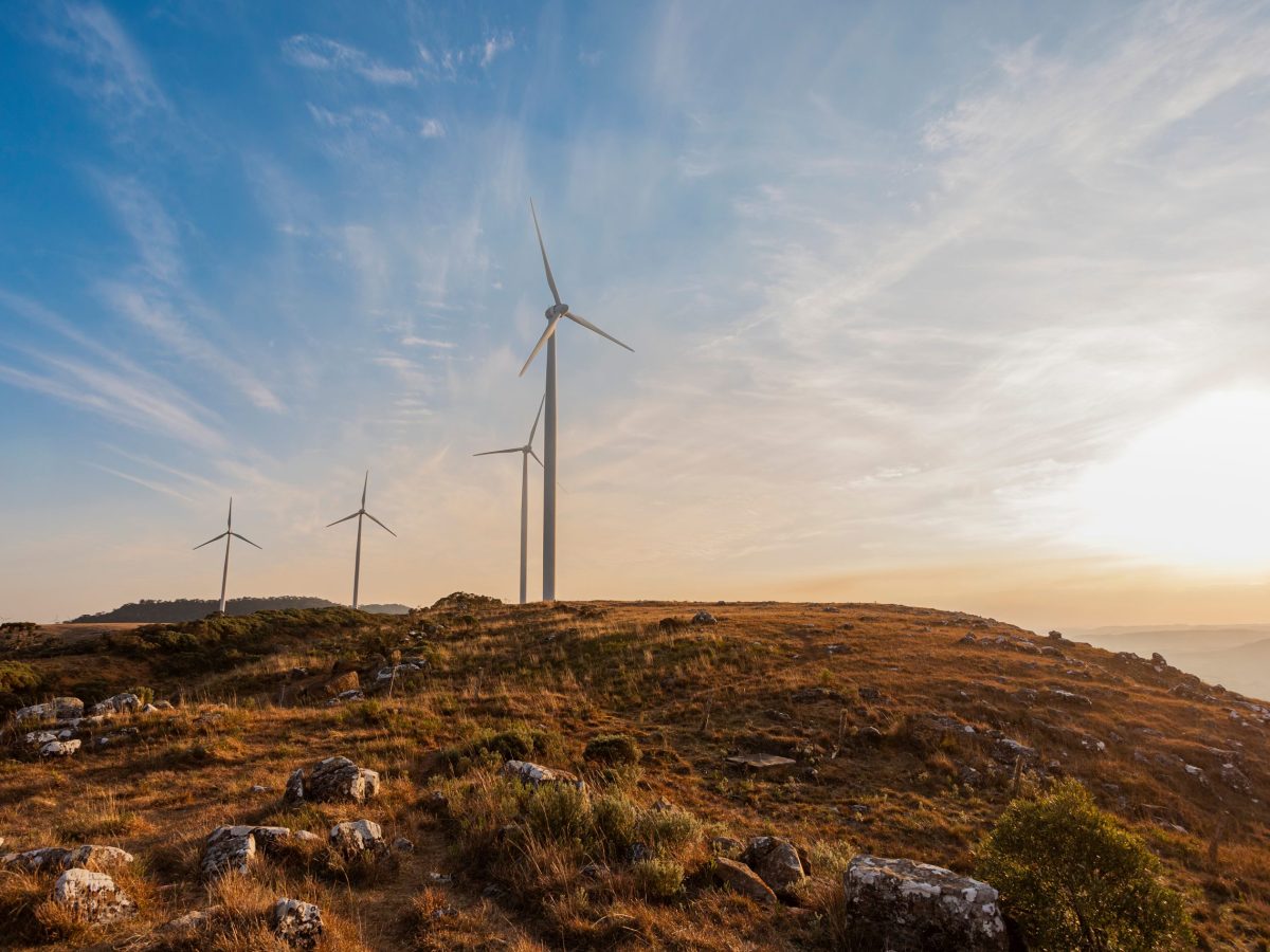 Parque Eólico, Geração de energia renovável, Turbinas eólicas